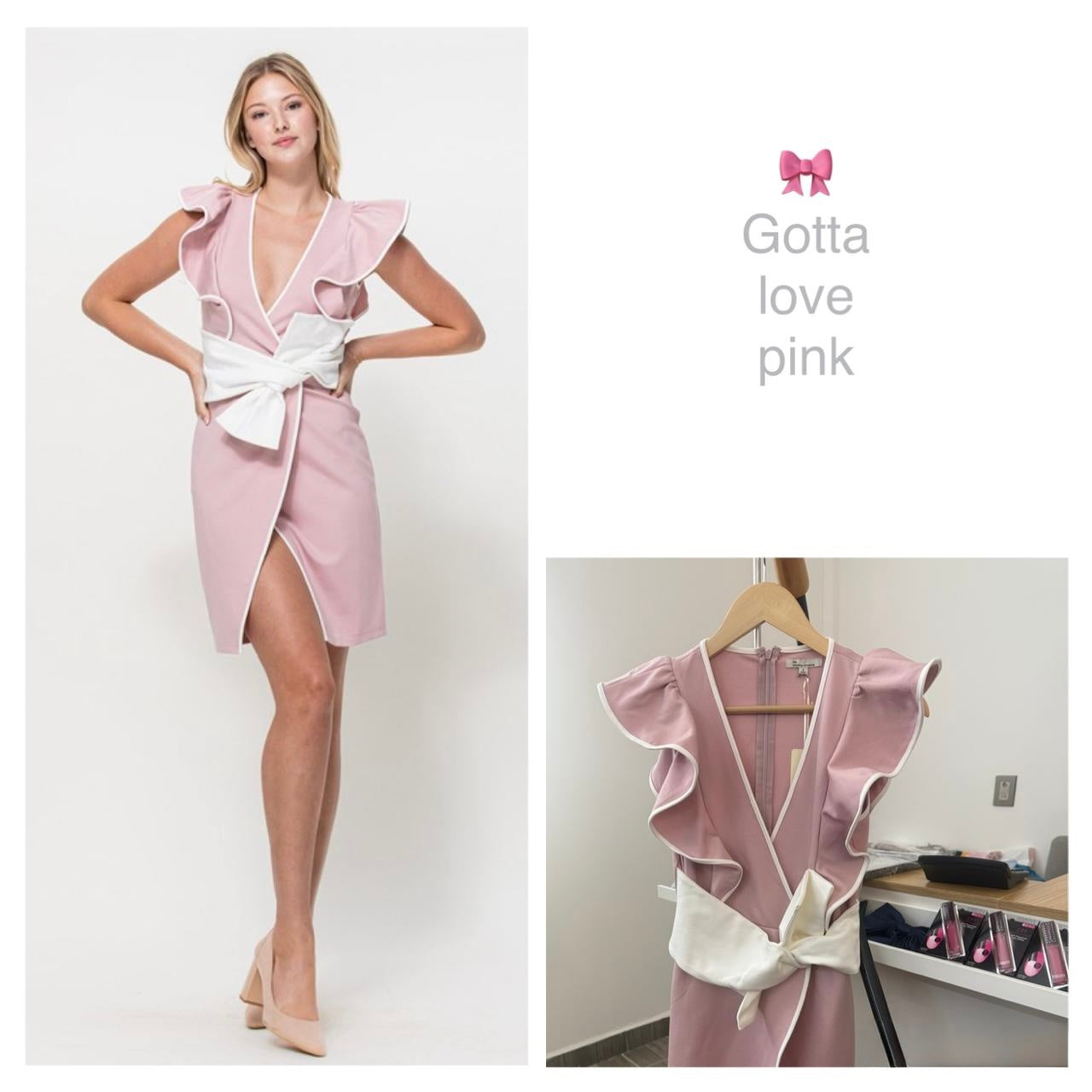 Vestido moño blanco