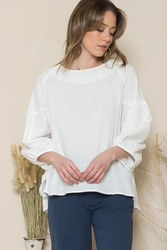 Blusa holgada básica