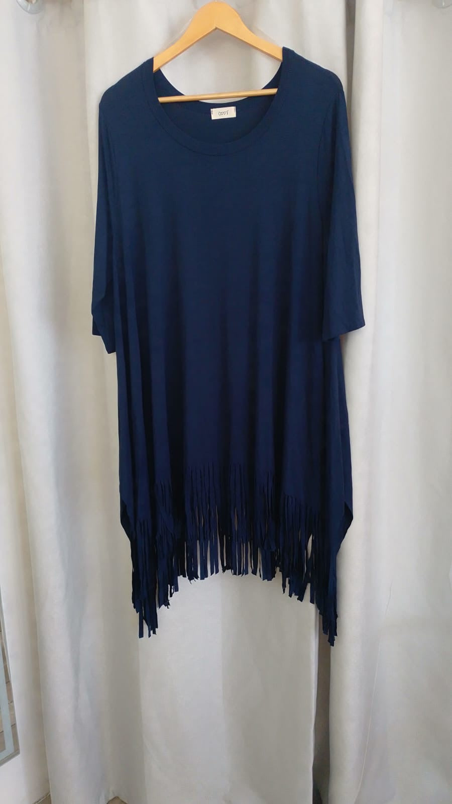 Blusa con flecos estilo boho