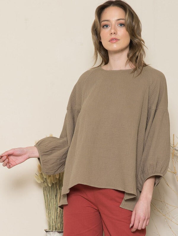 Blusa holgada básica