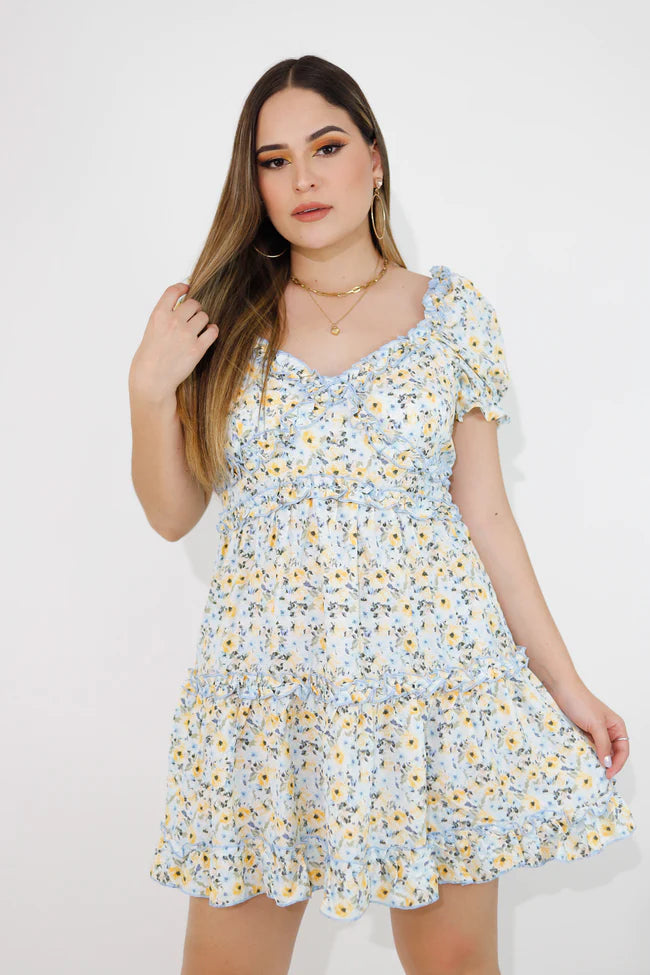 Flowery Blue