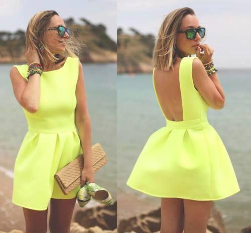 Neon dress
