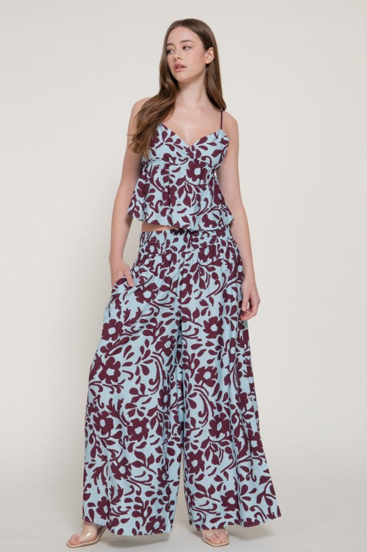 Conjunto floreado